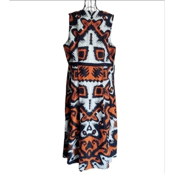 L.K. Bennett Printed Andrea Midi Dress, Size 14 - Picture 3 of 12